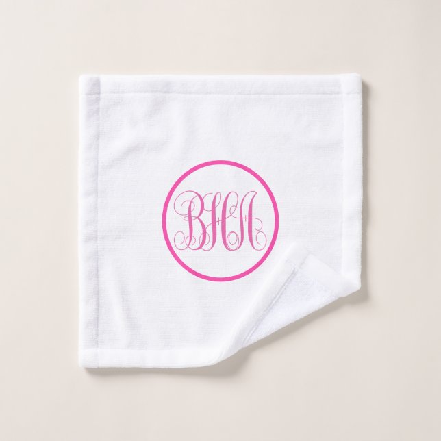 Monogram Wash Cloth (Wash Cloth)