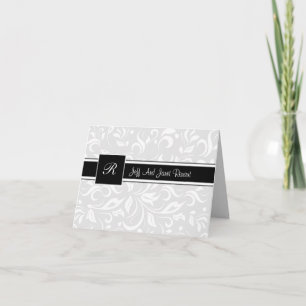 Monogram Wedding Cards