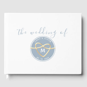 Monogram Wedding Guest Book