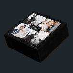 Monogram Wedding Photo Jewellery Keepsake Box<br><div class="desc">Protect your collectibles and jewellery with these elegant photo collage jewellery keepsake box.</div>