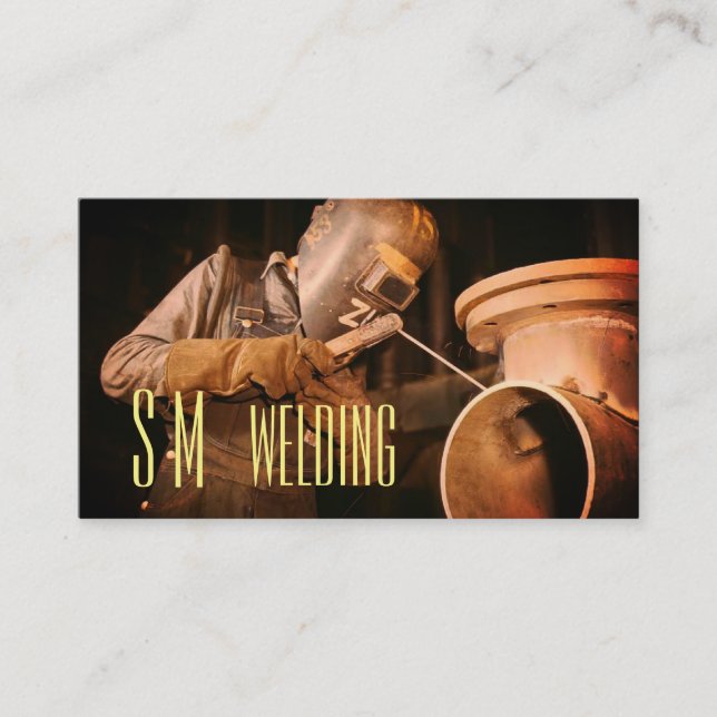 Monogram Welding Business Card (Front)