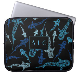 Monogram whale shark laptop case