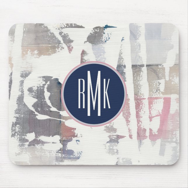 Monogram | White Out Crop Mouse Mat (Front)