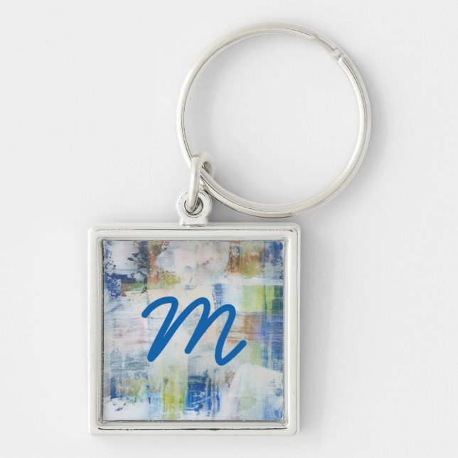 Monogram | White Wash III Key Ring (Front)