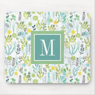 Monogram   Wild and Free Pattern Mouse Mat