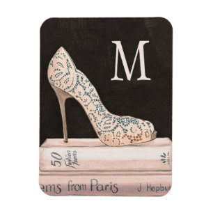 Monogram Wild Apple Elegant High Heel Fashion Magnet