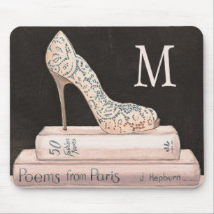 Monogram   Wild Apple   Elegant High Heel Fashion Mouse Mat