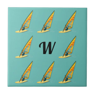 Monogram Windsurfing Tile