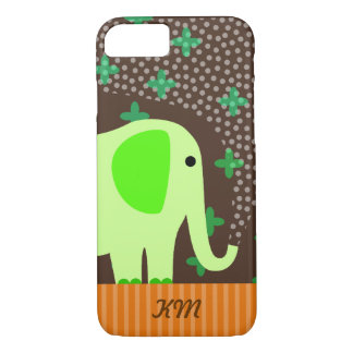 Monogram with Elephant iPhone 8/7 Case