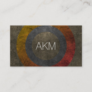 Monogram with Texturised Colour Ways Business Card