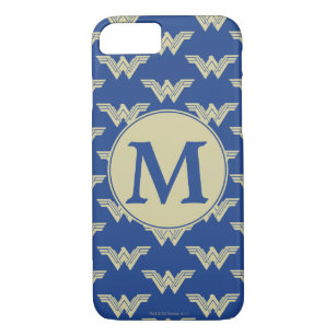 Monogram Wonder Woman Logo Pattern Case-Mate iPhone Case