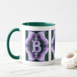 Monogram Your Initial Name Allium Personalised Mug