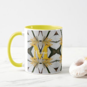 Monogram Your Initial Name Floral Personalised  Mug
