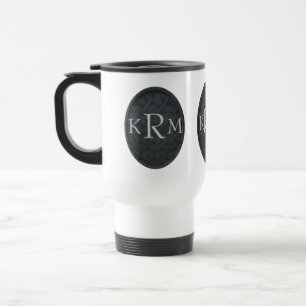 Monogram Your Initials Personalised Travel Mug