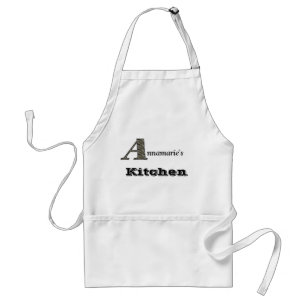 Monogram Your Name A Hydrangea Floral Apron
