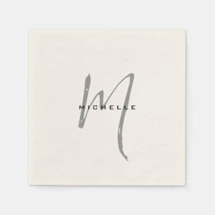 Monogram Your Name Special Gift Beloved Ones Napkin