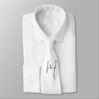 Monogram Your Name Special Gift Beloved Ones Tie