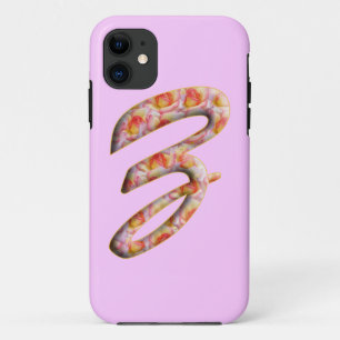 Monogram Z in Roses Pattern for Iphone 5 iPhone 11 Case