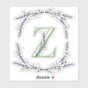 Monogram Z Lavender Eucalyptus