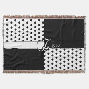 Monogram Z Throw Blanket