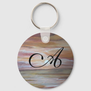 Monograme A Key Ring