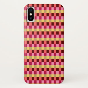 Monogramed Polka Dots Pattern iPhone X Case