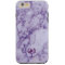 Monogramed Purple Tint Marble Stone Pattern