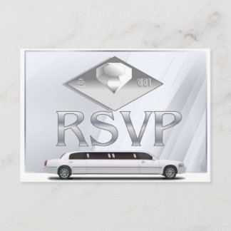 Monogramed Wedding RSVP Cards