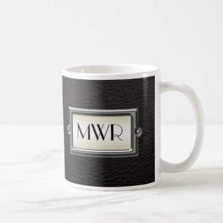 Monogrammed 3-Letter Executive Men's Personalised Coffee Mug