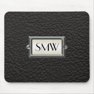 Monogrammed 3-Letter Executive Men's Personalised Mouse Mat