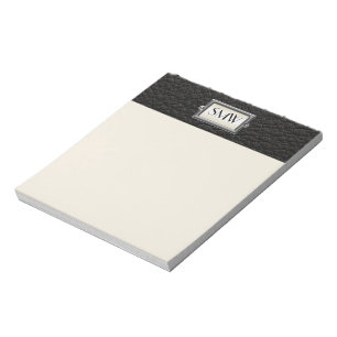 Monogrammed 3-Letter Executive Men's Personalised Notepad