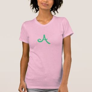Monogrammed A Tee