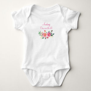 Monogrammed & Age Baby Bodysuit