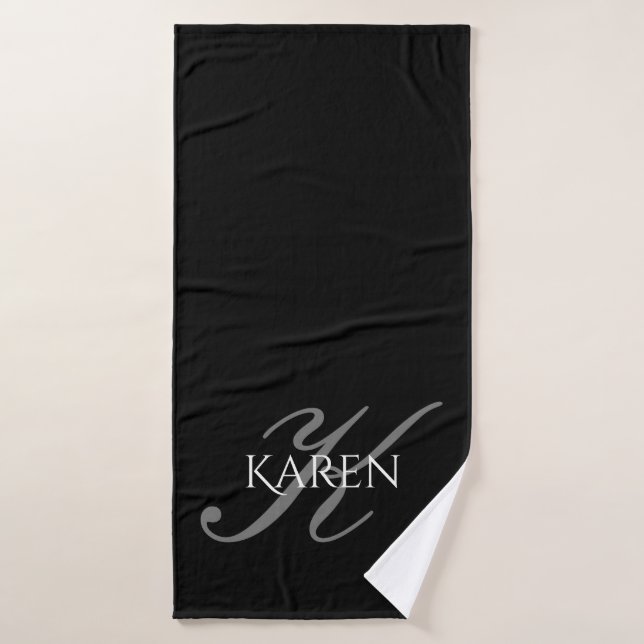 Monogrammed and Personalised Bath Towel (Bath Towel)