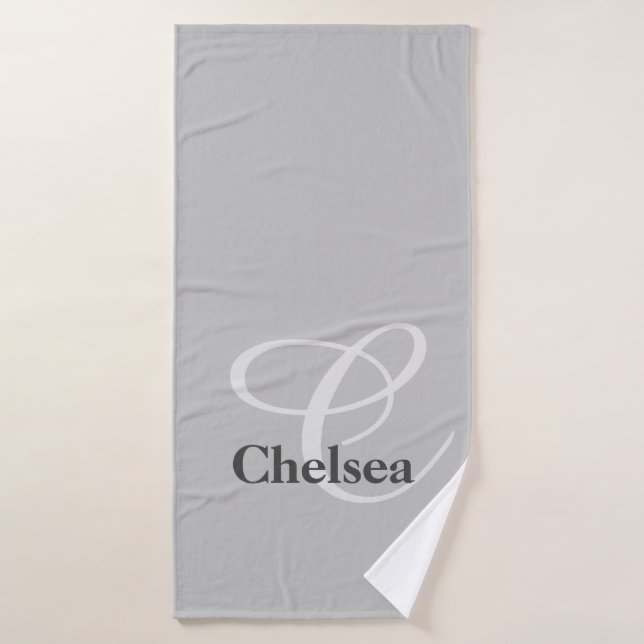 Monogrammed and Personalised Bath Towel (Bath Towel)