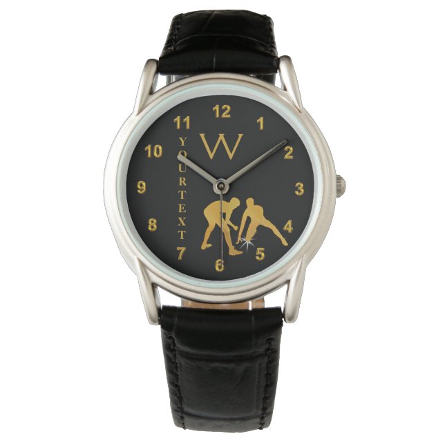 Monogrammed and Personalised Wrestling Watches (Front)