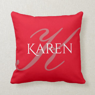 Monogrammed and Personalized Cushion