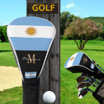 Monogrammed & Argentina Flag Golf Clubs Covers<br><div class="desc">GOLF Head Covers: Argentina & Argentina Flag monogrammed name,  golf games - love my country,  travel,  holiday,  golfing patriots / sport fans</div>