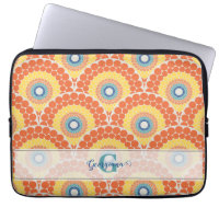 Monogrammed Art Deco Aegean Summer Radiant Mandala