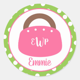 Monogrammed Bermuda Bag Personalised Stickers