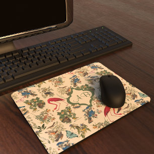 Monogrammed Birds of John James Audubon Mouse Mat