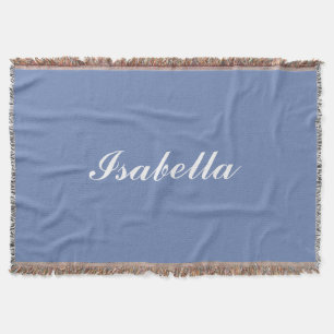 Monogrammed blanket