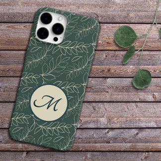 Monogrammed Botanical iPhone 15 Case