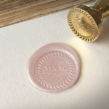 Monogrammed Botanical Greenery wedding invites