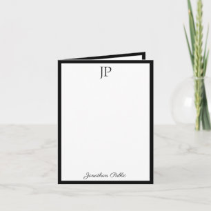 Monogrammed Calligraphed Script Template