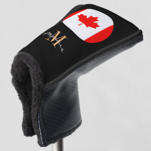 Monogrammed & Canadian Flag Golf Clubs Covers 