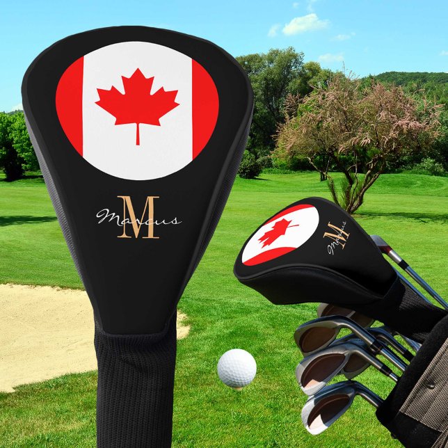 Monogrammed & Canadian Flag Golf Clubs Covers (Creator Uploaded)