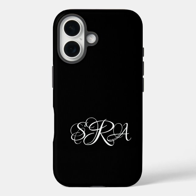 Monogrammed Case-Mate iPhone Case (Back)