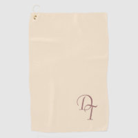 Monogrammed -  champagne colour 