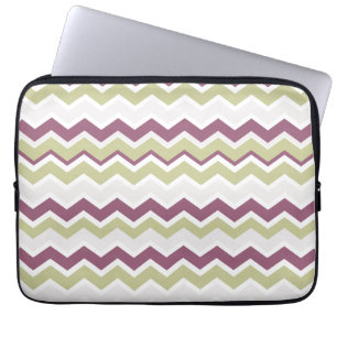 Monogrammed Chevron Brick Laptop Sleeve